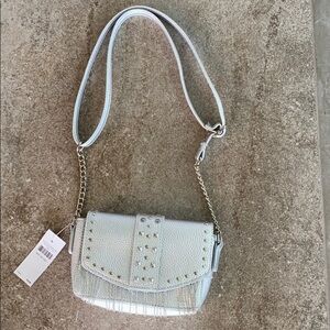 Justice NWT Purse with Silver Chain Studs/tassels